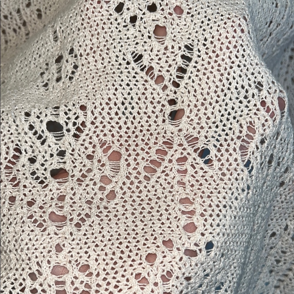 Free People Knit Cardigan in Light Pink S - Picture 6 of 11